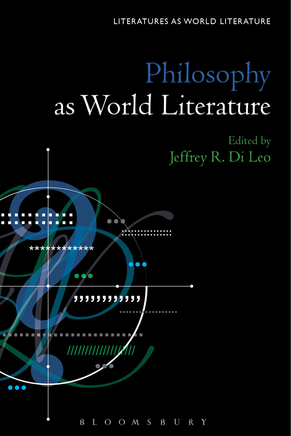 Philosophy as World Literature - eBook