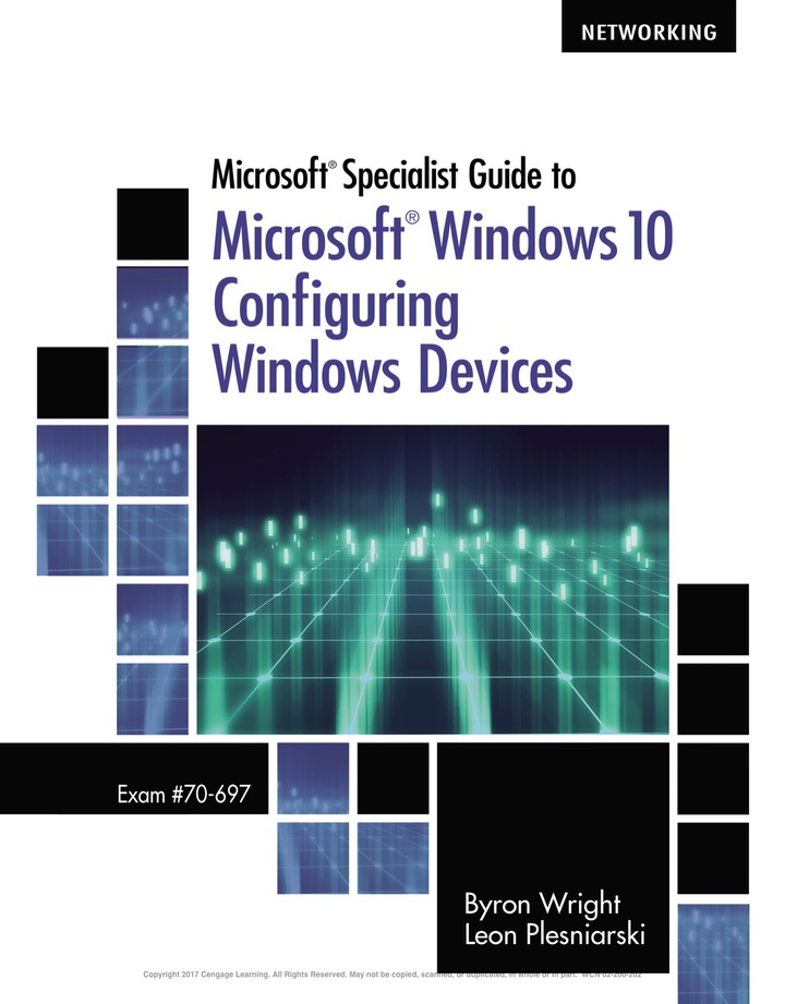 Microsoft Specialist Guide to Microsoft Windows 10 (Exam 70-697, Configuring Windows Devices) - eBook