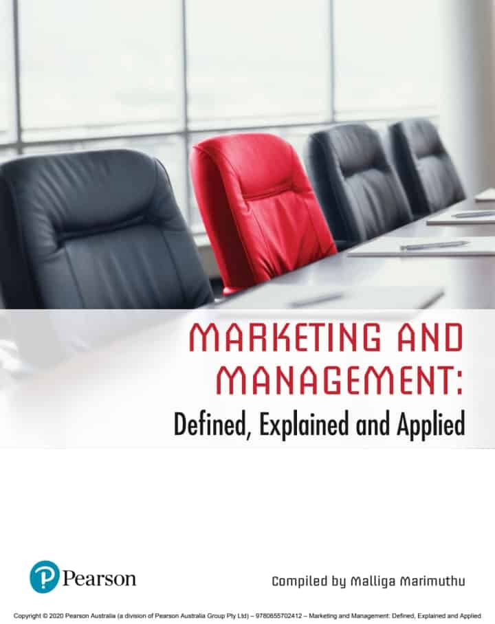 Marketing and Management: Defined, Explained and Applied - eBook